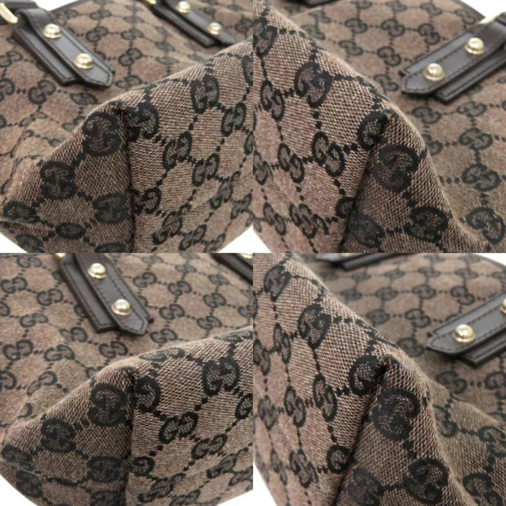 Gucci GG Tote canvas brown handbag - Picture 4 of 6